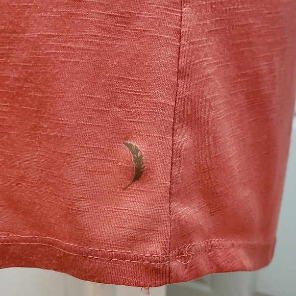 Jessica Simpson Activewear, mesh detail racerback tank, Size L, Coral/pale rust - Picture 4 of 10